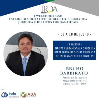 I WEBCONGRESSO DE DIREITO: Bruno Barbirato confirma participação